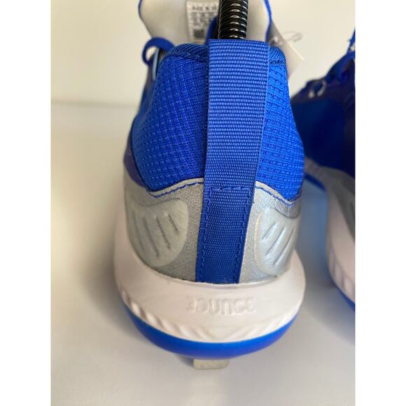 NWT ADIDAS CLEATS 11 PUREHUSTLE METAL FASTPITCH SOFTBALL SHOES BLUE FV9040 - Picture 13 of 16